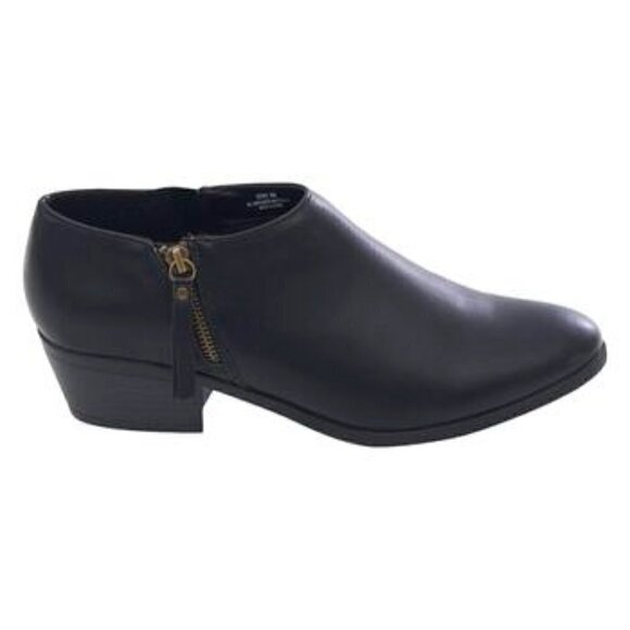 Womens New @ttitude® Doni Black Ankle Boots - Picture 2 of 8